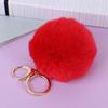Creative Imitation Rex Rabbit Fur Ball Keychain - Plush Bag and Car Pendant Gift