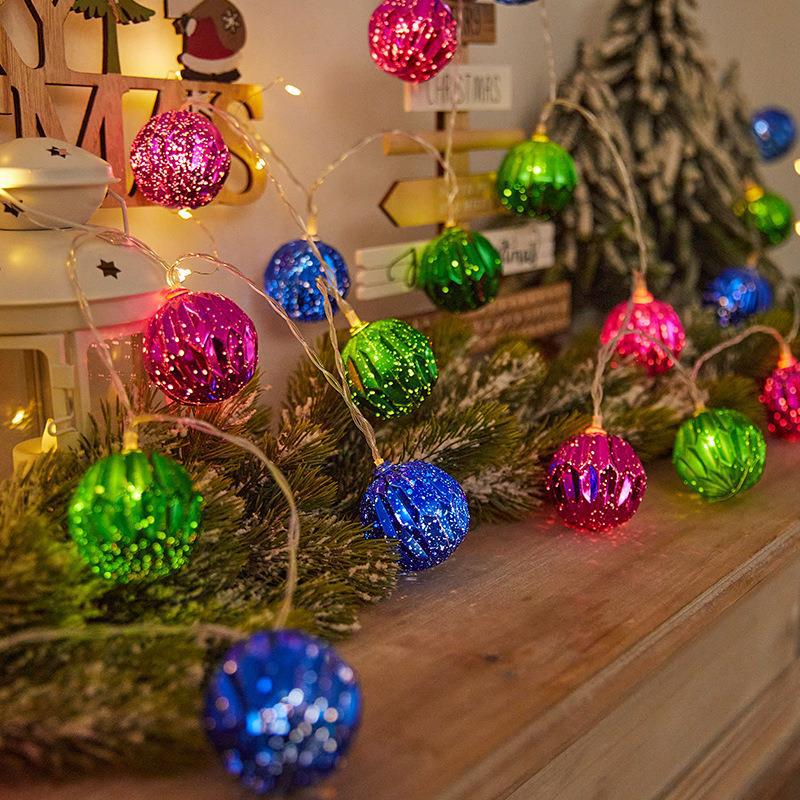 Christmas Decoration, Holiday Decoration, Shop Window Decorations, Christmas Scene Layout, Christmas Tree Luminous String Pendants