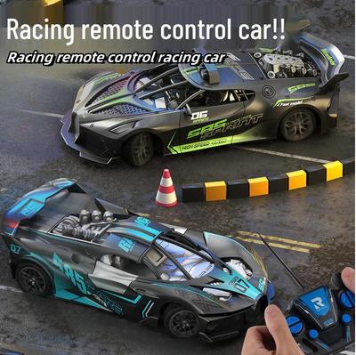 RC Racing Children's Remote Control Car - Four-Way Rechargeable High-Speed, Durable Model Toy for Boys