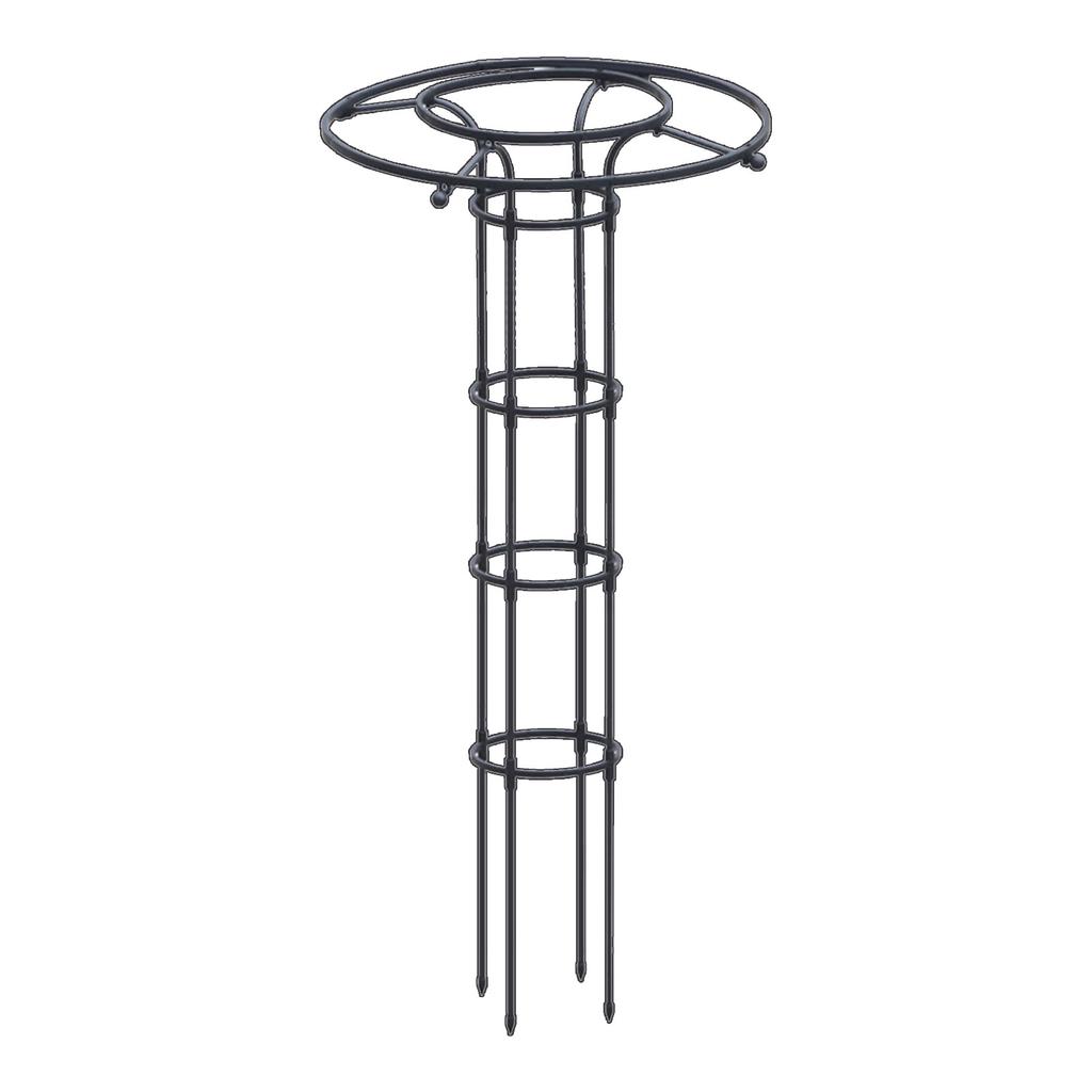 Zahradní mříž pro popínavé rostliny Mříž s houbovým vrcholem pro pokojové rostliny Popínavé rostliny Růže Plamének Zelenina