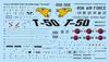 Wolfpack Designs Golden Eagle Prototype Premium Edition Kit Plastic Model WOLWP14824 1/48 T-50 (Airplane)