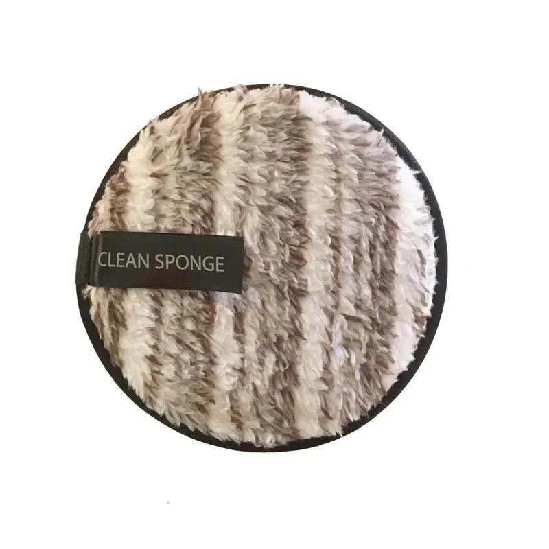 1Pcs Fiber Makeup Remover Pad Reusable Face Clean Sponge Cloth Towel Cosmetic Puff Make Up Accessories