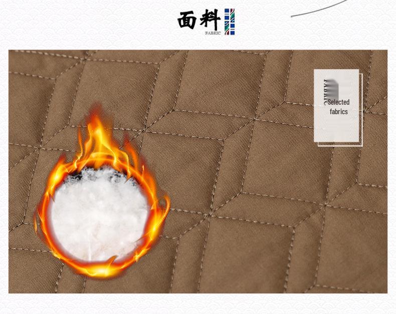 Mom's 2024 Fashionable Winter Cotton Coat for Middle-aged Women - Loose, Lightweight, and Padded Jacket