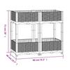 Raised Garden Bed 80 x 40 x 71 cm Polypropylene