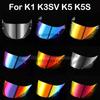 Per AGV K5 K5S K5-S K3SV K1 K1S Visiera Lente Scudo Occhiali Casco Moto Integrale Pin Accessori Per Moto Casque