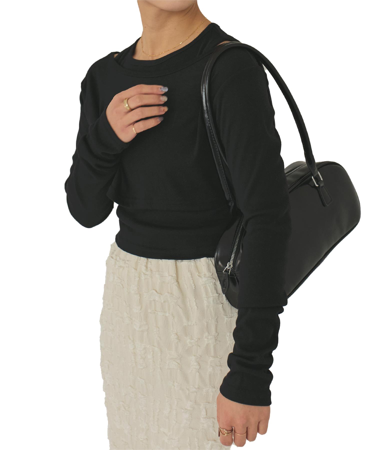 

Titibait Layered Tank Top Free AFW19127 Set, Women s, Size, Black, чёрный