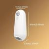 Led Toilet Motion Sensor Light 2In1 Rgb Night Light Rechargeable 8 Light Modes Waterproof Lamp For Toilet Corridor Step Lighting