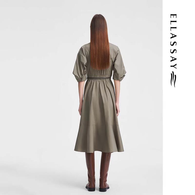 ELLASSAY French Mint Mambo Shirt Dress