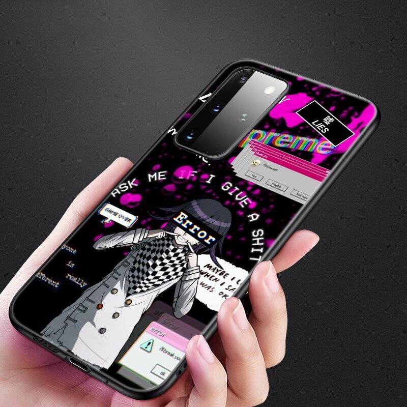 Чехол для телефона Danganronpa Kokichi Ouma для Samsung Galaxy S20 S21 FE S10 Lite Note 20 10 Lite S8 S9 S10E S10 Plus, ультра черный чехол Samsung S21