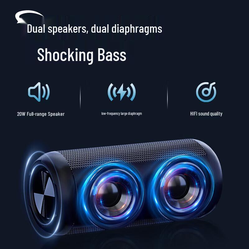 Newman Portable Outdoor High-Power Wireless Bluetooth Speaker