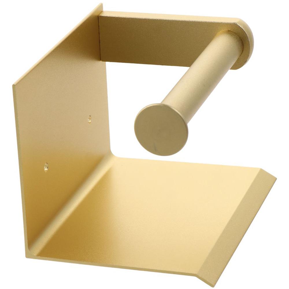 304 Stainless Steel Toilet Paper Holder with Phone Shelf Toilet Paper Dispenser Bathroom
