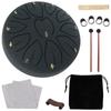 1 týden omezený prodej Slit drum Tongue drum 6 palců 11 tónů D dur Hudební nástroj Perkuse Jóga Meditace Palička Trsátko Včetně úložné tašky Ocel