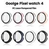 Sklo+Kryt Pro Google Pixel Watch 4 45mm 41mm PC Pouzdro Všestranný Nárazník Tvrzené Ochranné Sklo proti Poškrábání pro Pixel watch4