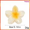 Hair Clip - Drfeify - Hawaiian Clip - Plumeria Flower - Bright Colors - Unisex Adult