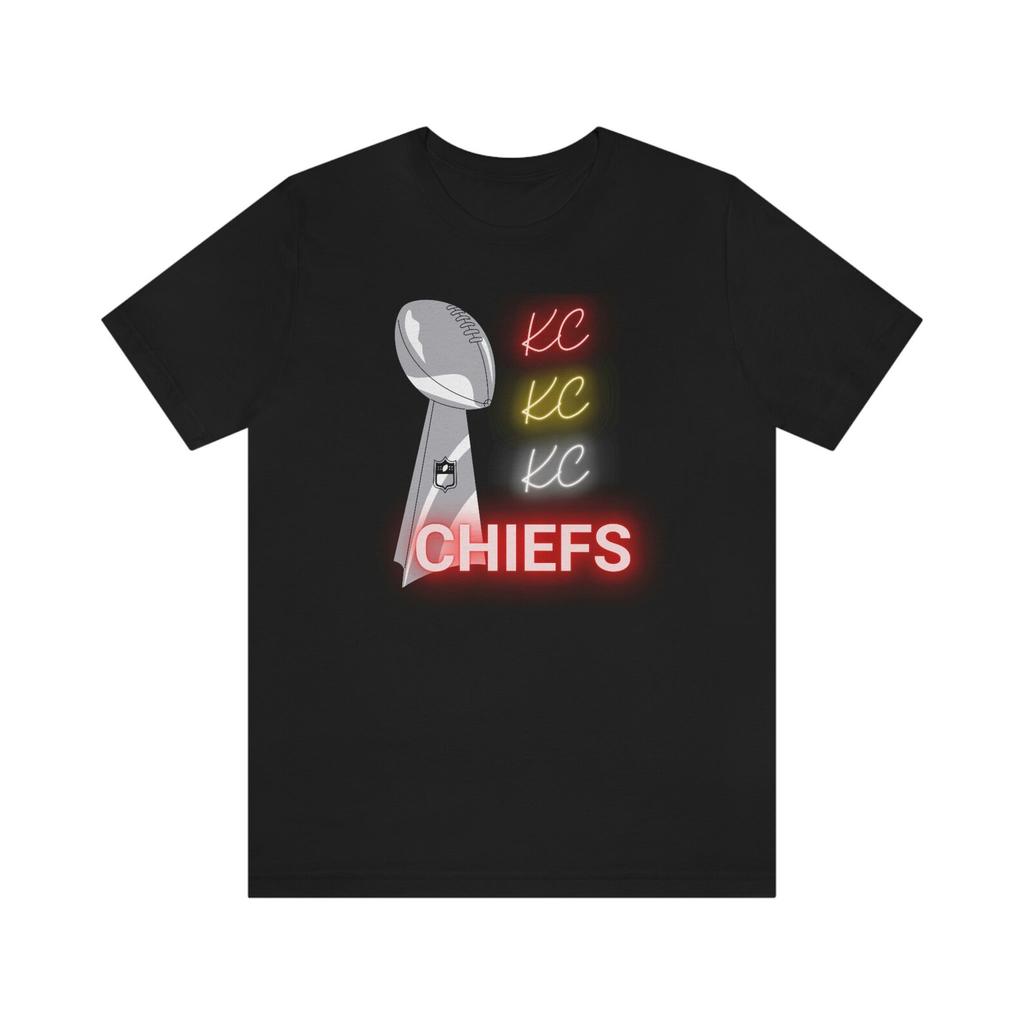 Kansas City Chief's Super Bowl Trophy, Kansas City Chief's Football, Jersey Short Sleeve Tee, kansas city chiefs, kansas city chiefs shirt