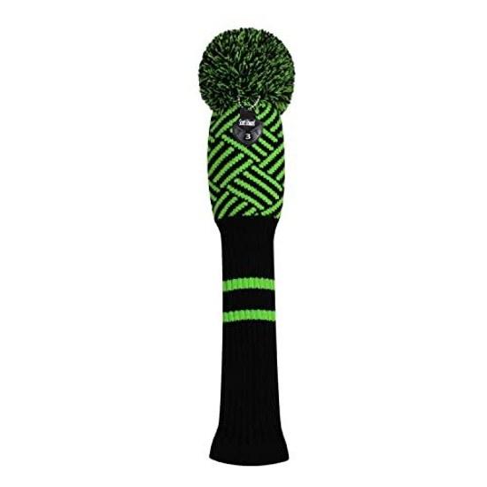 Scott Edward golf club head cover single item double knit compatible driver fairway wood hybrid soft stylish washable unisex