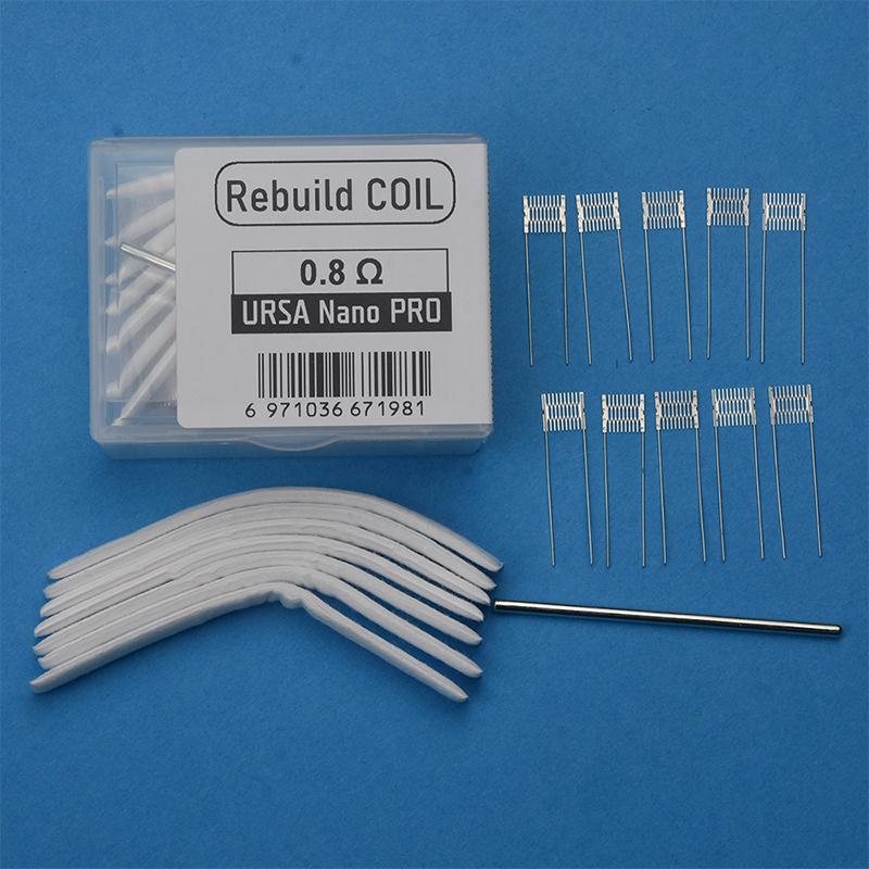 Diy Tool Rebuild Kit Mesh Coil Resistance Wire Replacement Accessory For Ursa Nano Pro 0.6/0.8/1.0/1.2Ohm