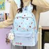 Schoolbag Milk Fufu Cartoon Printed Backpack Korean Ins Style Girl Student Party Vitality Class Travel Schoolbag