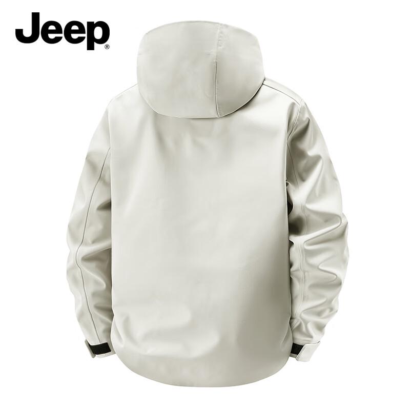 Jeep Men's Windproof Warm Soft Shell Outdoor Jacket