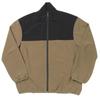 Mountain Parka Large Size Windproof Water Repellent Stretch Outdoor Switching Stand Blouson Jacket 5L Beige x Black [One Colors] Men's (Stand)