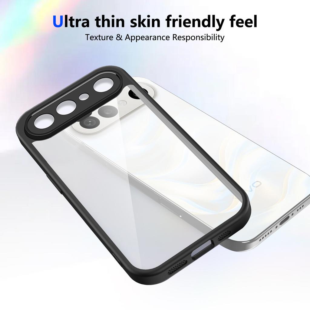 Pro Vivo X300 FE Pouzdro Vivo X300 FE Pouzdro na telefon Vivo X300 FE Kryt Vzduchový polštářek Silikonový nárazník Průhledný Matný zadní kryt Pevný