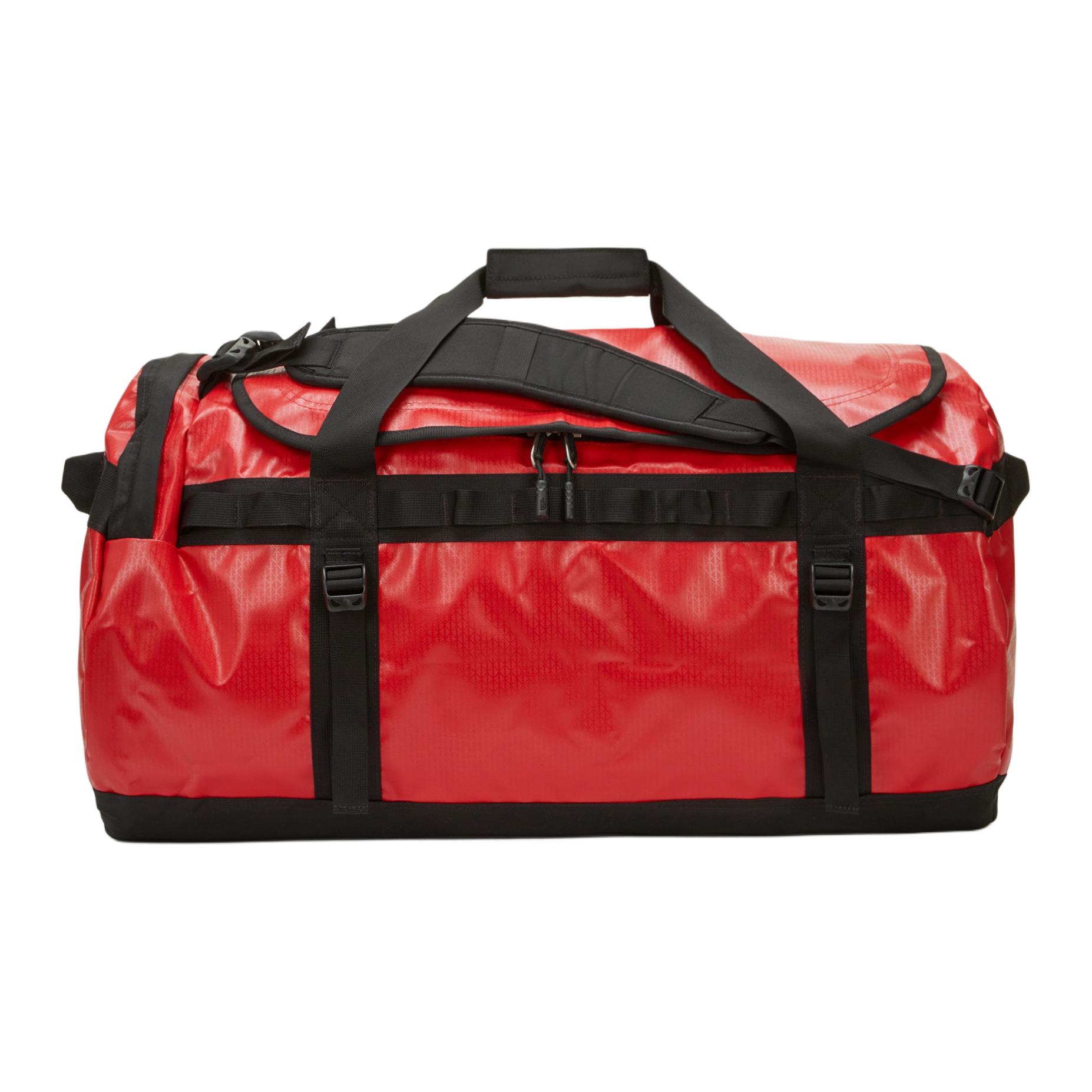 The North Face Logo Zip Closure Recycled Polyester Backpack Large Unisex backpack Red NN2FN79A Red,Large