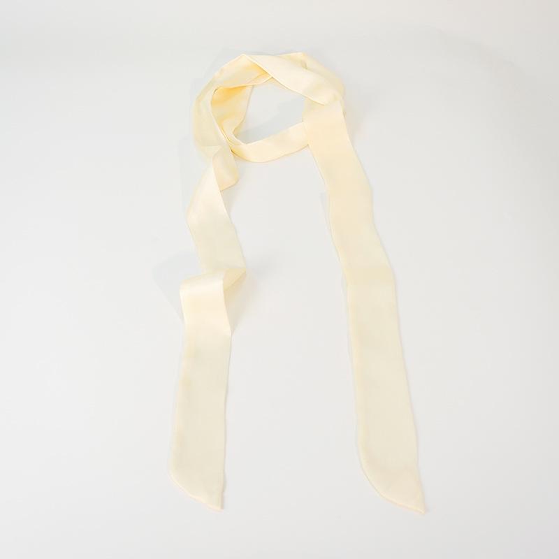 Elegante Sciarpa in Seta Raso 200cm: Accessorio Sottile, Lungo e Stretto da Donna per Capelli, Collo, Borsa o Cintura
