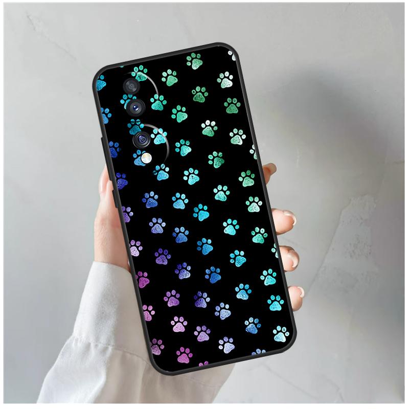 Cat Dog Paws For Honor Magic 8 5 6 7 Pro Case For Honor 200 400 70 90 Lite X8c X8b X9a X9b X9c X9d Win RT