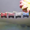 Pet Barrettes Rhinestone Inlaid Pet Grooming Anti-fade Novelty Dogs Bone Hair Clips for Long-haired Dog
