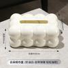 Modern Minimalist Plastic Tissue Box Living Room Bathroom Decorative Dispenser With Bow Accent