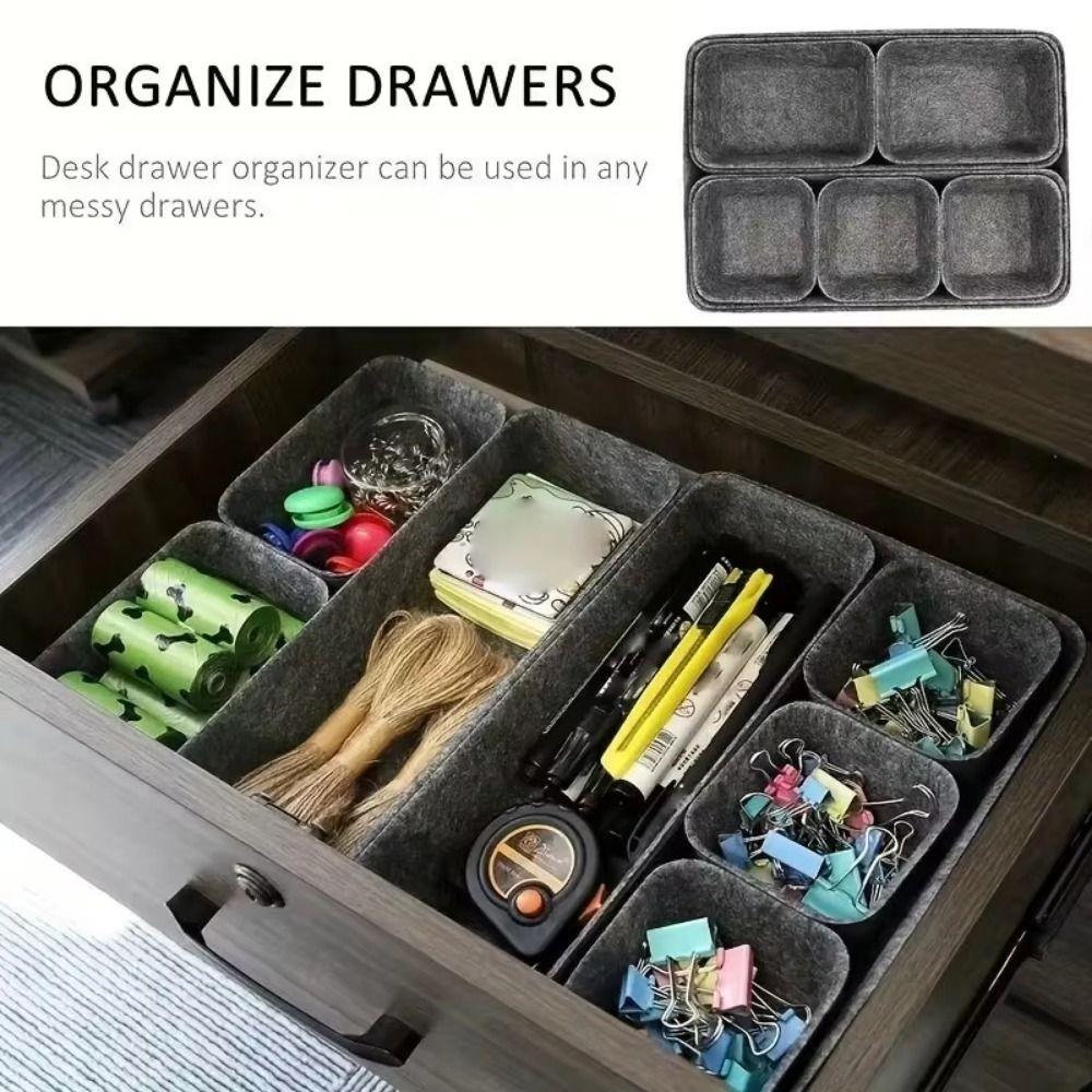 16 Stück/Set Kreativer Schubladen-Organizer Nahtlose Desktop-Kleinteilebox Kosmetik-Organizer