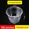 Disposable Thickened Round Takeout Containers