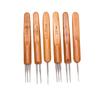 Rofeesional Dreadlock Crochet Bamboo Handle Hook 0.5Mm 0.75Mm 1-Hook 2-Hooks