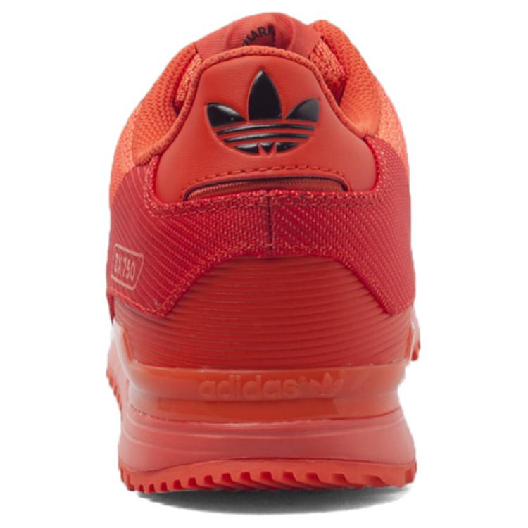 Adidas Originals ZX 750 WV Comfortable Non-Slip Wear-Resistant Low-Top Lifestyle Casual Shoes Unisex Casual Shoes Red S80126