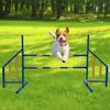 Outdoor Pet Dog Agility Jump Agility Training Equipment Aluminium Steel Dog Double Bar Jump Wing Hurdle Bar Dog Jump Obstacles