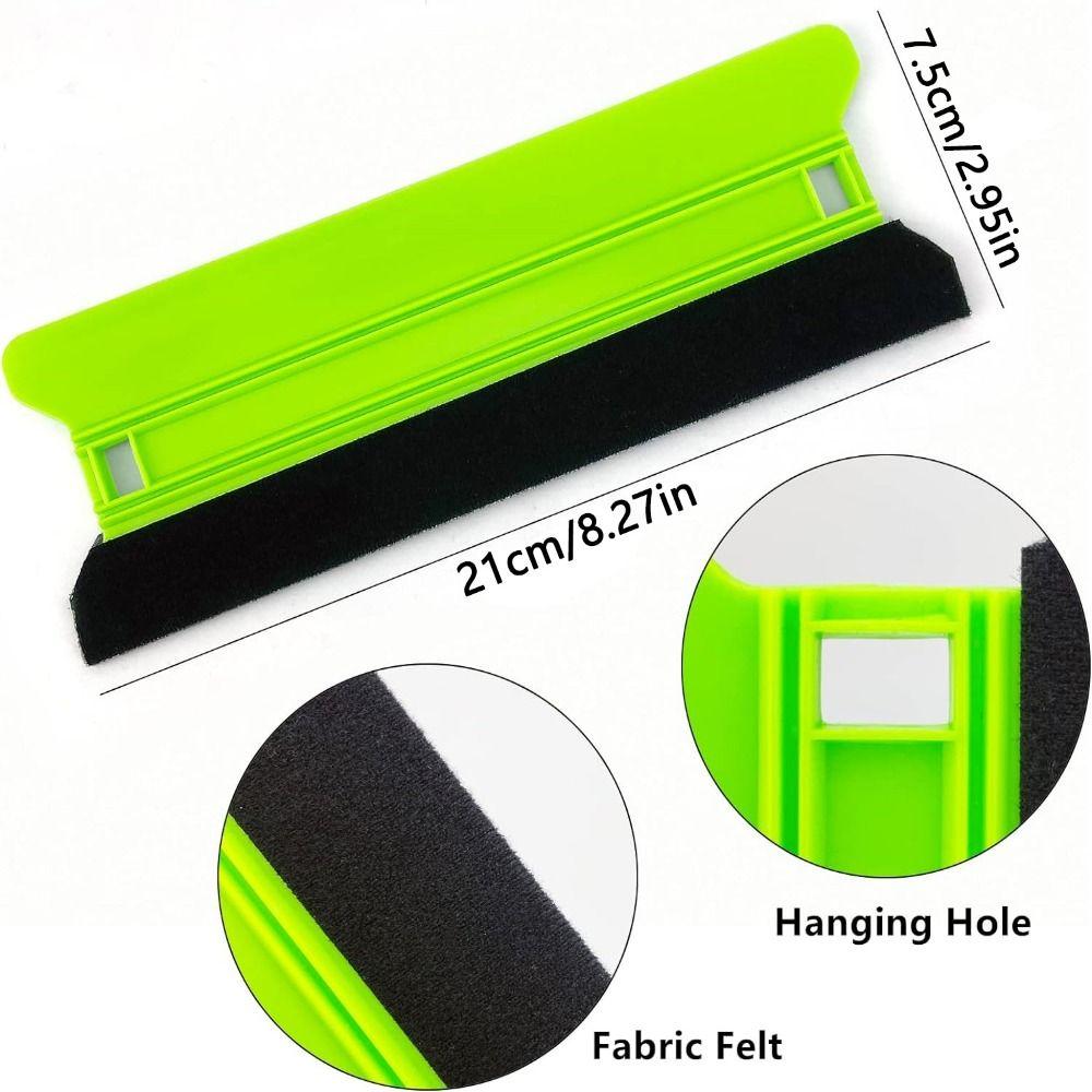 2Pcs Scratch-Free Car Film Scraper Felt Edge Wallpaper Smoother Vinyl Decal Applicator  Window Film