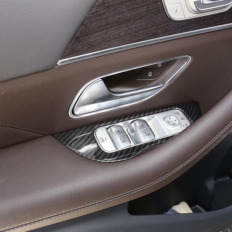 

Рамка кнопки подъема оконного стекла автомобиля для Mercedes-Benz Gle W167 V167, новые чехлы, Gls x167 Gle C167 Coupe Carbon, 350 г