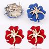 Women's Elegant Flower Starfish Charm Rhinestone Ear Studs Fashion Earrings Gift