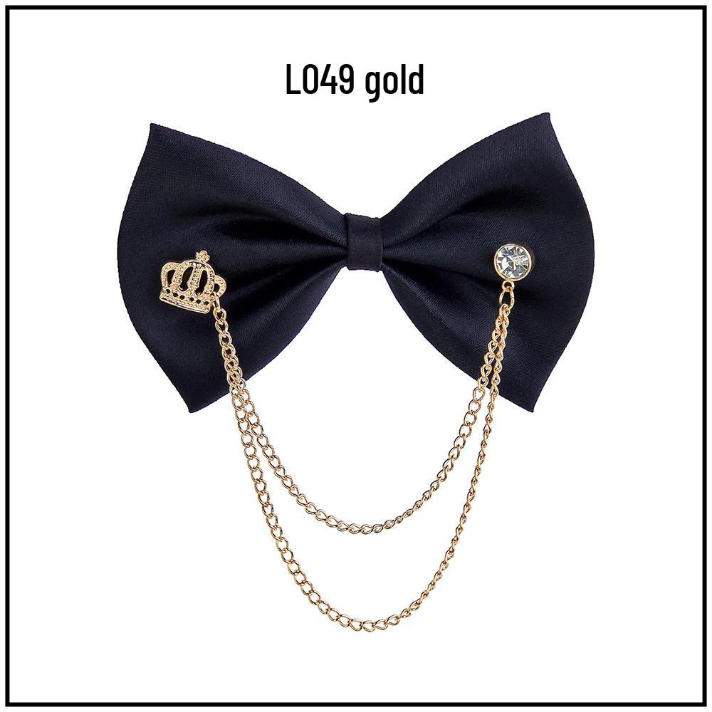 

Мужская готическая японская и корейская булавка на лацкан, галстук-бабочка для свадеб - винтажная панк-стиль бутоньерка