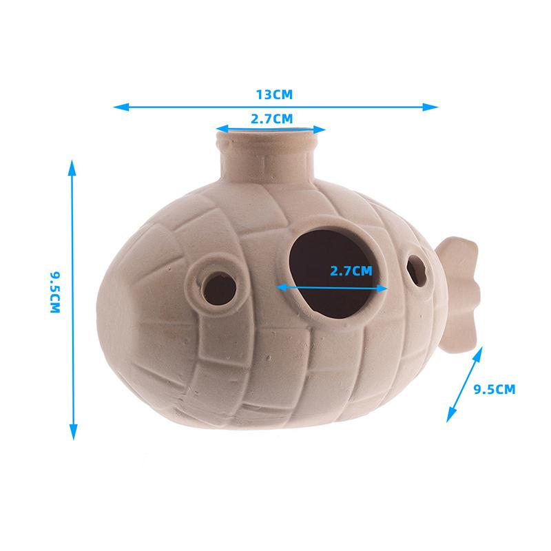 

Креативное глиняное украшение для аквариума, мультяшная керамика, аквариум, ландшафтный дизайн, укрытие для рыб, креветок, резервуар для нереста