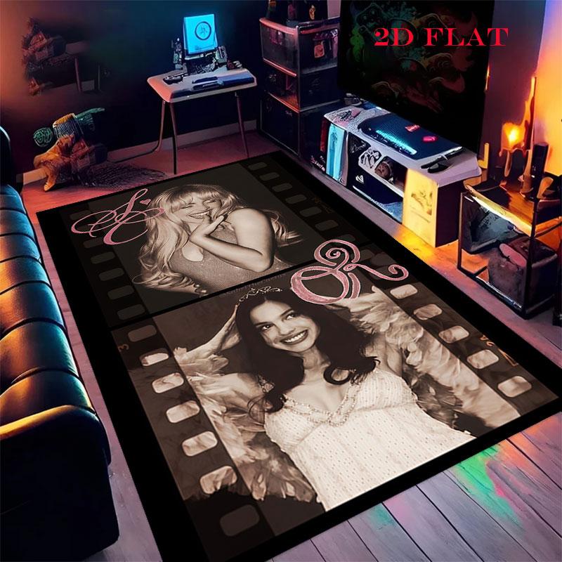 Sabrina Carpenter Soul Carpet Rug for Living Room Bedroom Home Sofa Decoration,Kids Play Nonslip Floor Mat