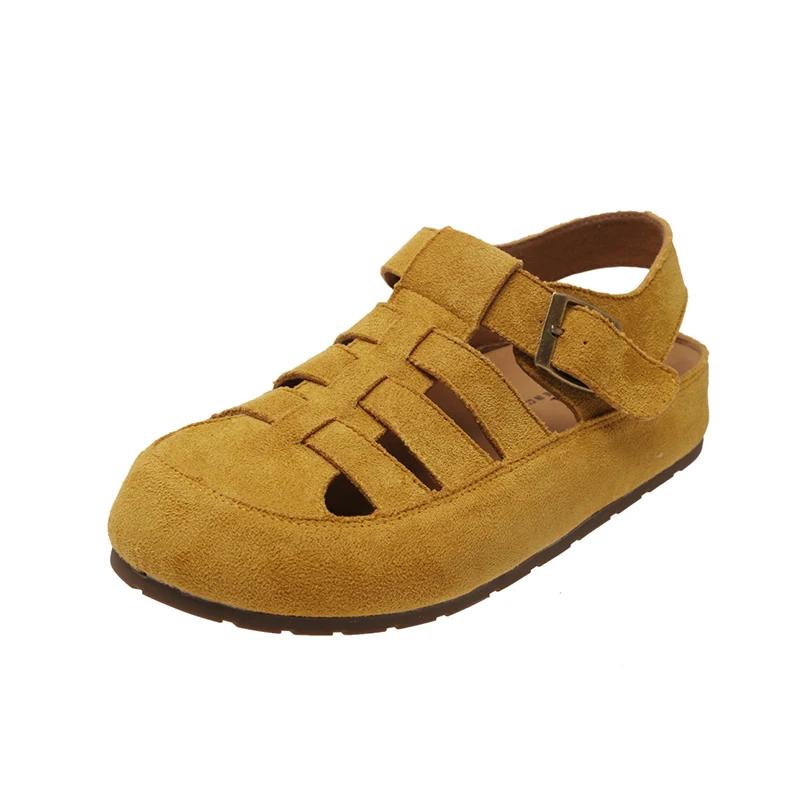 Fashion Flats Women's Sandals Fashion Hollow Designer Shoes Casual Slingback Slippers 2025 Summer Flip Flops Trend Sandalias De Mujer