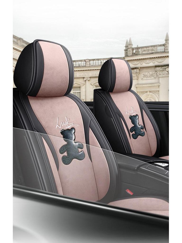Cartoon Car Seat Covers for Beijing Hyundai Tucson, ix25, ix35, Sonata, and Sonata Eight - Tech Cloth Cushions