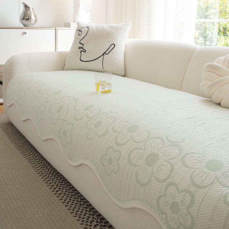 Cool Doudou Special-Shaped Sofa Cushion, Summer Ice Silk Mat Cushion  New Non-Slip Straight Row Cold Cover Cover Cover