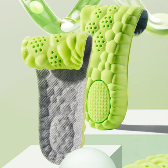

1 Pair Breathable Insoles Moisture-Absorbing Shock Absorbing U-Heel Support Sports Shoes Inserts Comfortable Walking Shoe Insoles 41-42 D