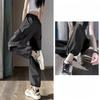 Pantaloni Cargo a Vita Alta da Donna Vestibilità Larga Pantaloni Jogger Felpati Pantaloni da Escursionismo per Esterno