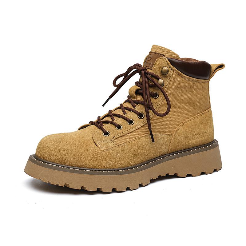 Martin boots men's leather men's shoes new anti-velvet leather casual versatile autumn and winter leather tooling Martin boots 8236-R