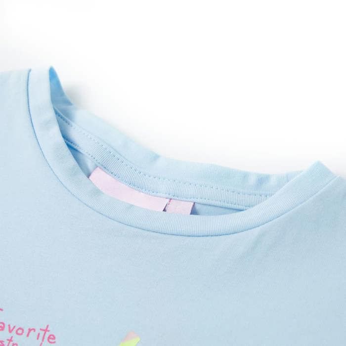 Soft Blue T-shirt for Children 92/104/116/128/140