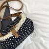 Women Retro Polka Dot Shoulder Bag Crossbody Messenger Bag Ladies Purse