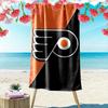 Flyers Hockey Team Strandtuch Mikrofaser Strandtuch, Leicht und Schnelltrocknend, für Sommerreisen, Schwimmbad-Fan Geburtstagsgeschenk